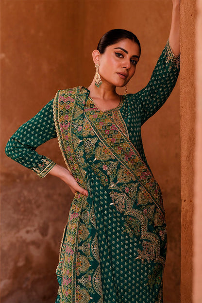 Stylish Green SYNS - Indian Dress House 786