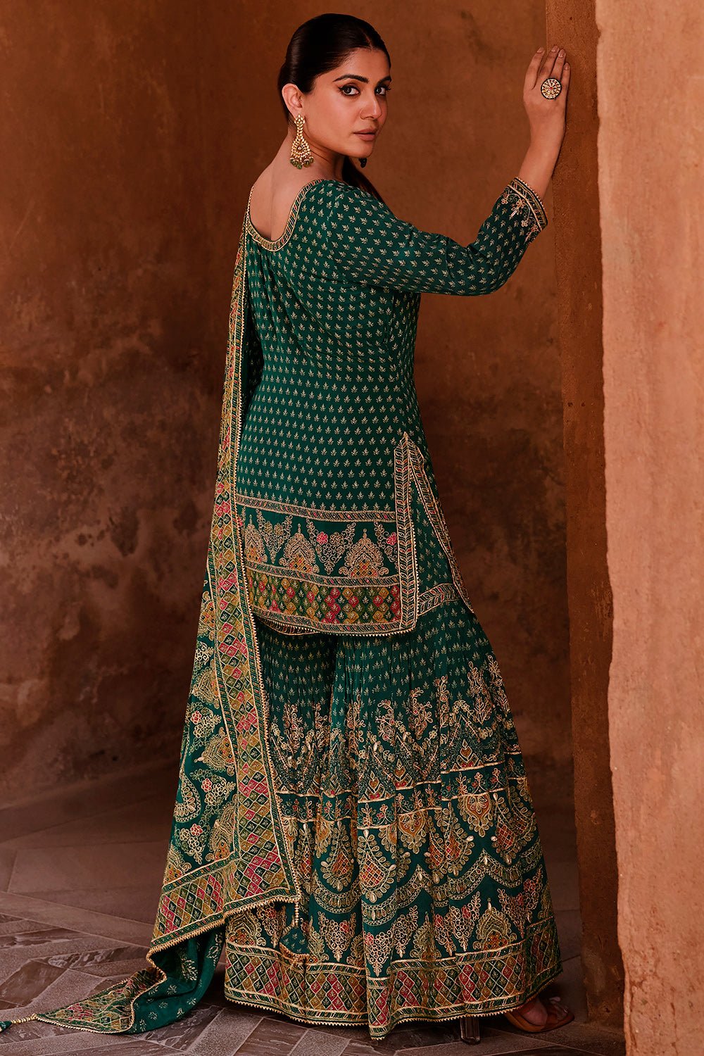 Stylish Green SYNS - Indian Dress House 786