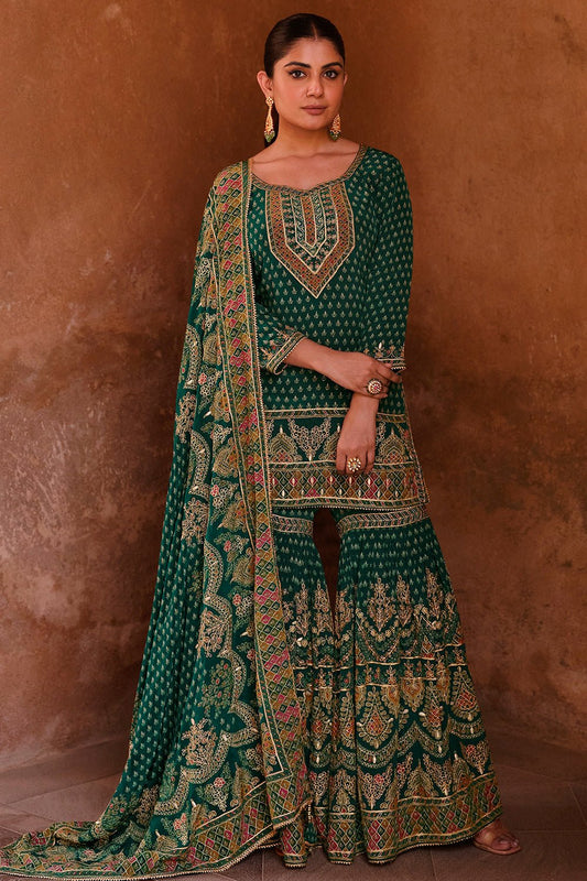 Stylish Green SYNS - Indian Dress House 786