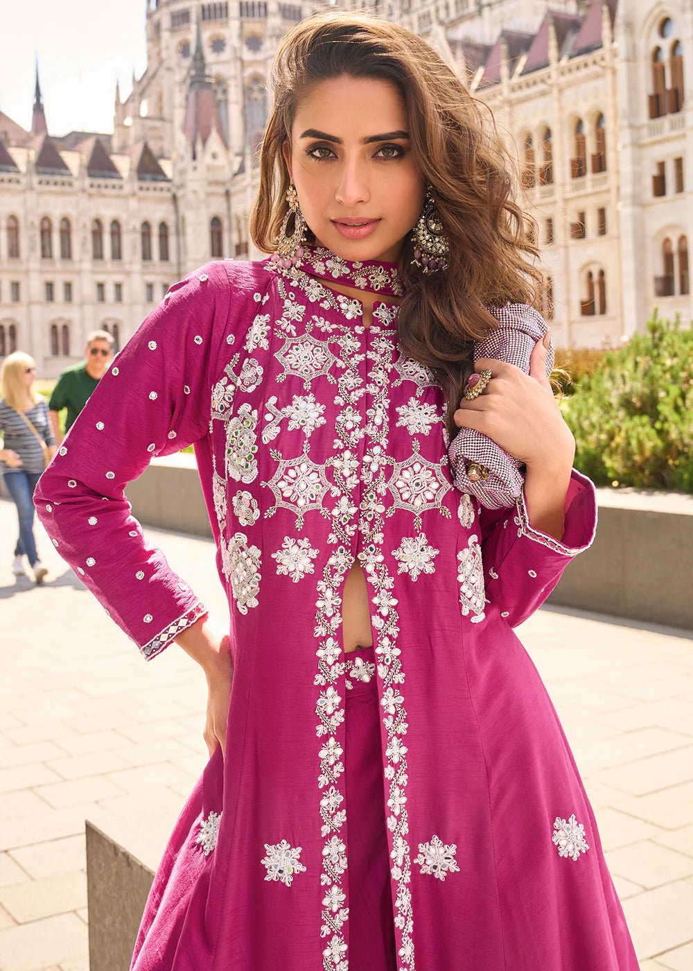 Stylish Pink SNP - Indian Dress House 786