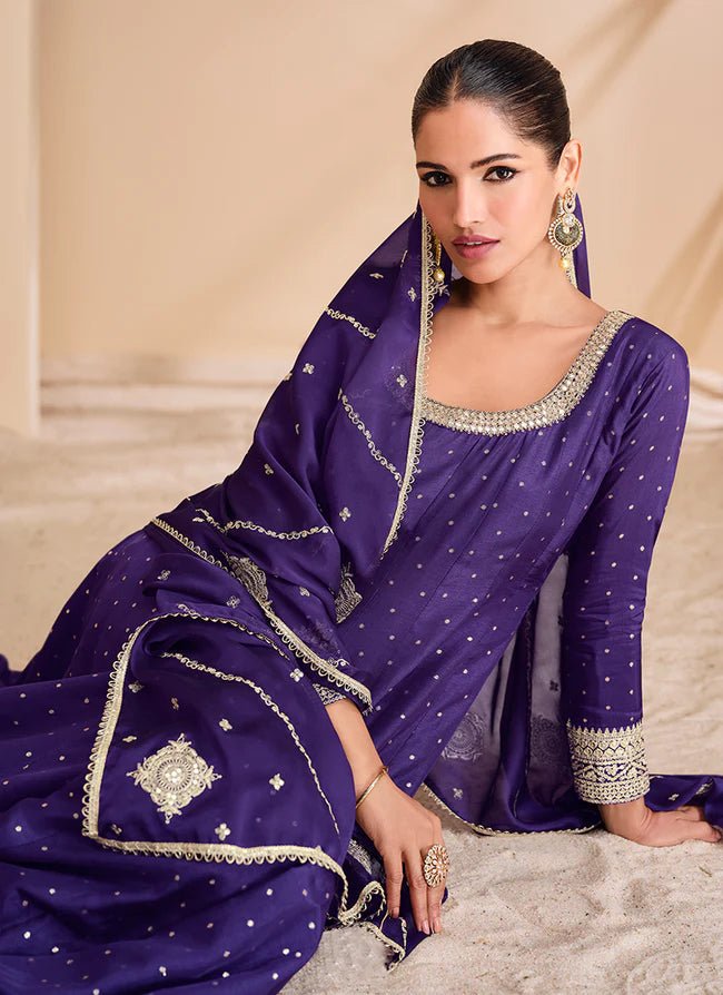 Stylish Plum SYLL - Indian Dress House 786