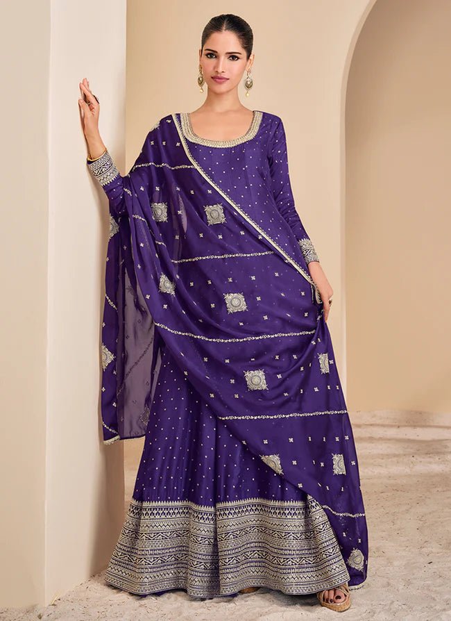 Stylish Plum SYLL - Indian Dress House 786