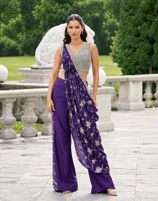 Stylish Purple SYPHP - Indian Dress House 786