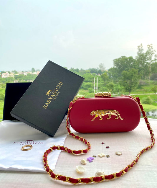 Stylish Red Sabya CFB - Indian Dress House 786
