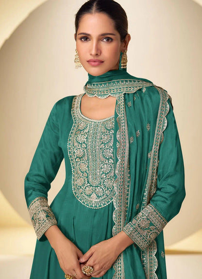 Stylish Sea Green GKNP - Indian Dress House 786