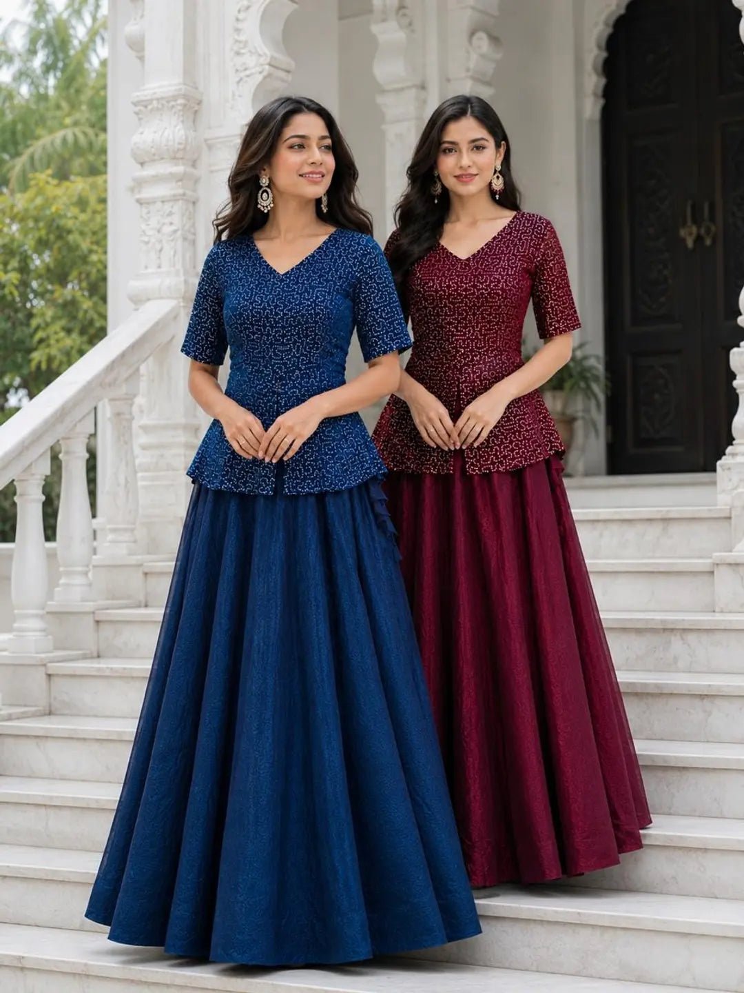 Stylish Top PRLW FVD - Indian Dress House 786