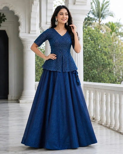 Stylish Top PRLW FVD - Indian Dress House 786