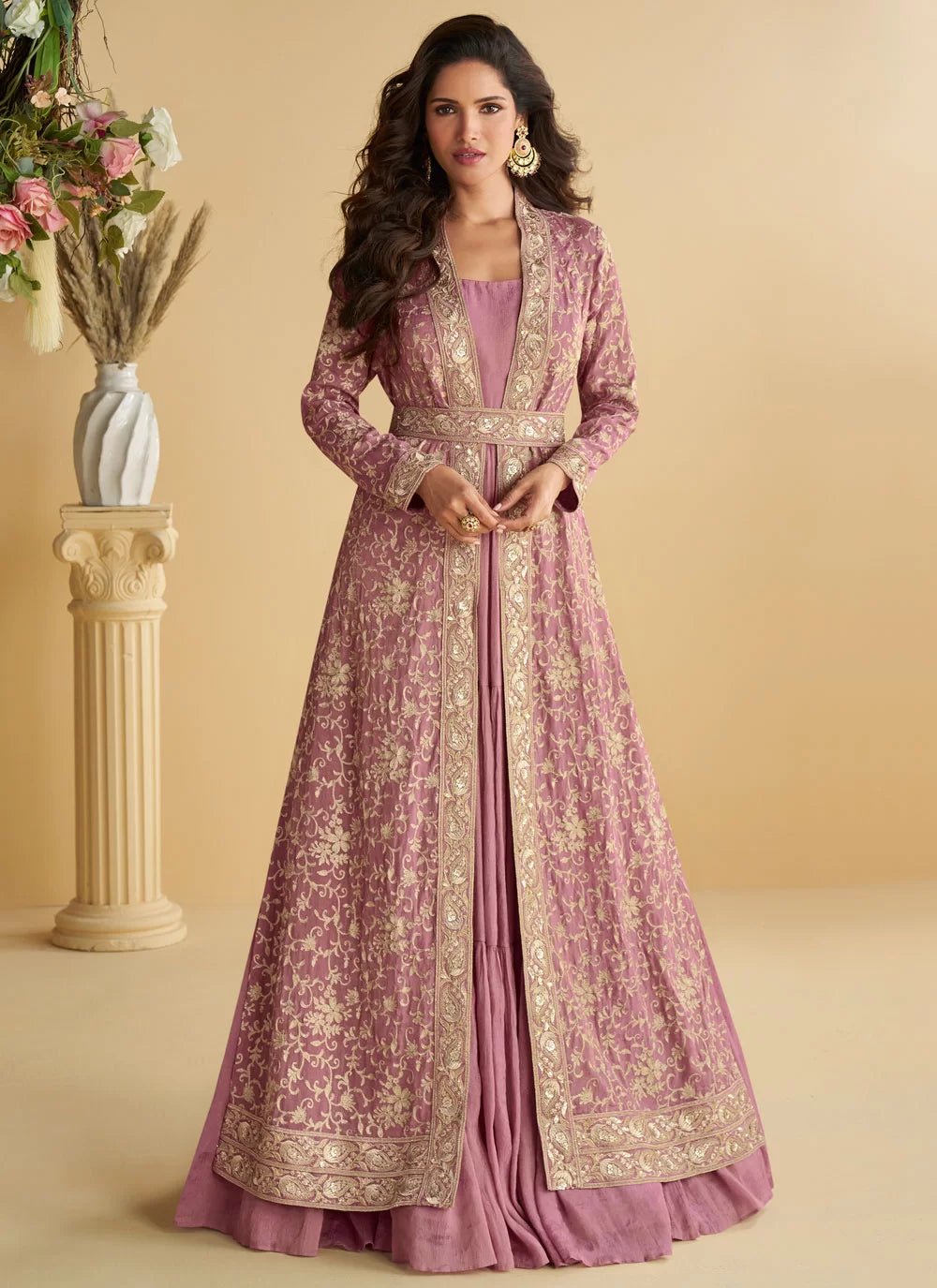 Stylish Tulip Pastel Purple SYTJ - Indian Dress House 786