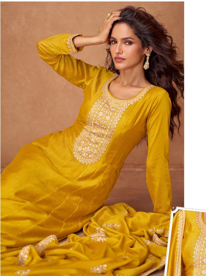 Stylish Yellow ARSK - Indian Dress House 786