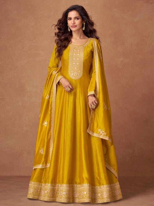 Stylish Yellow ARSK - Indian Dress House 786