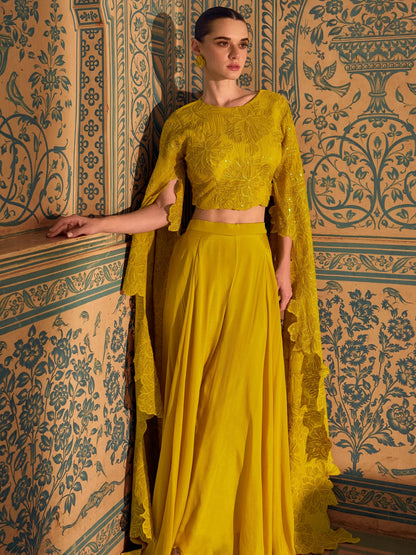 Stylish Yellow Floral SYRP - Indian Dress House 786