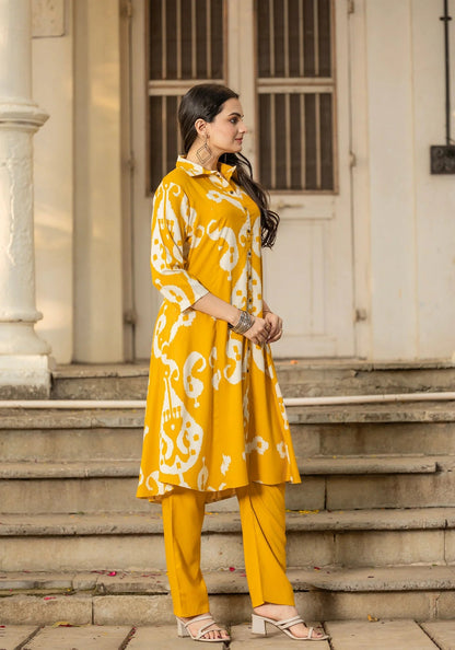 Stylish Yellow ZAL 1010 FVD - Indian Dress House 786