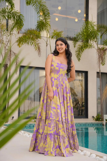 Sun Kissed Lavender LC 25008 FVD - Indian Dress House 786