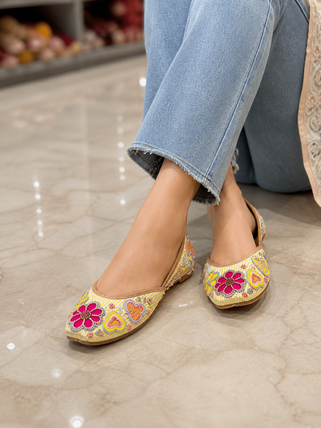 Sunshine Love Jutti - Indian Dress House 786