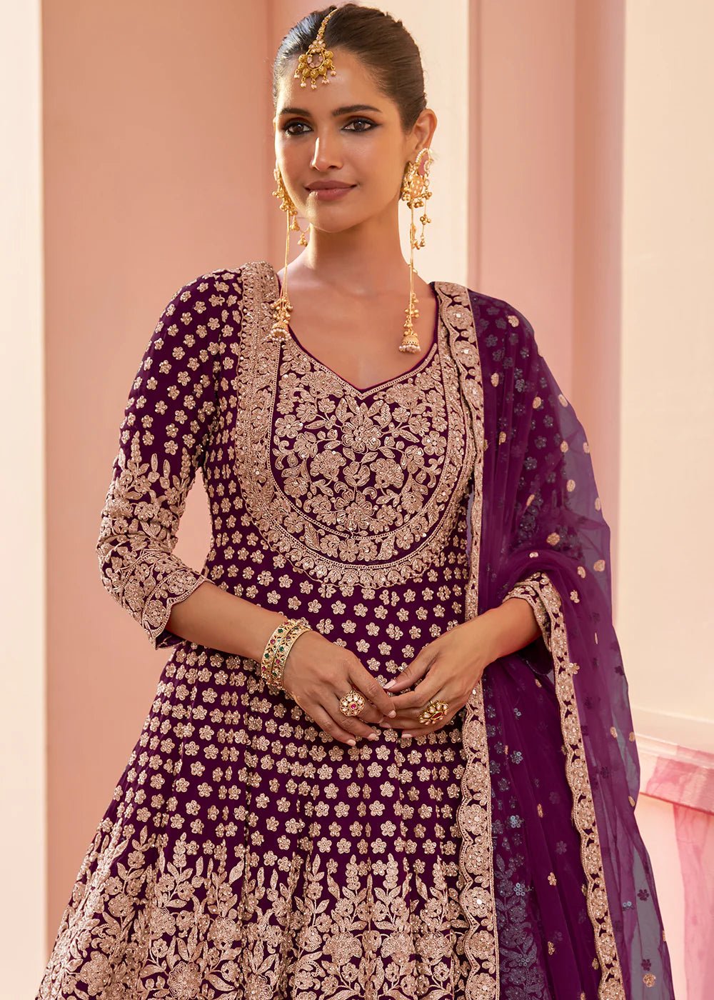 Unique Floral GKAL - Indian Dress House 786