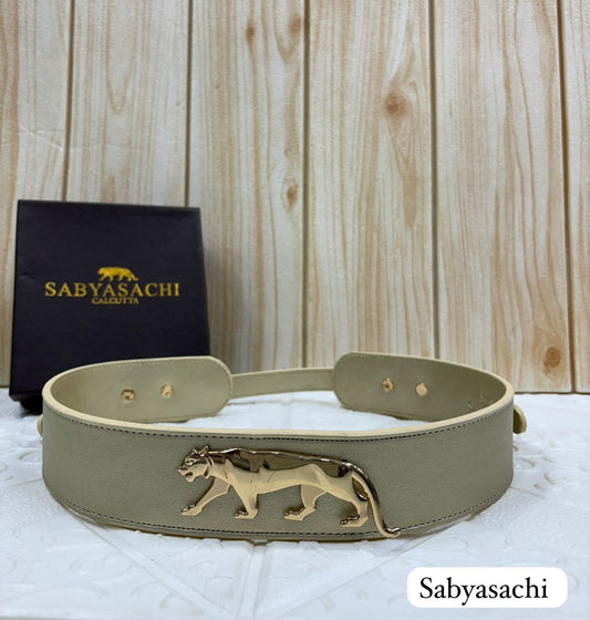 Unique Gold Beige Sabya Belt CFB - Indian Dress House 786
