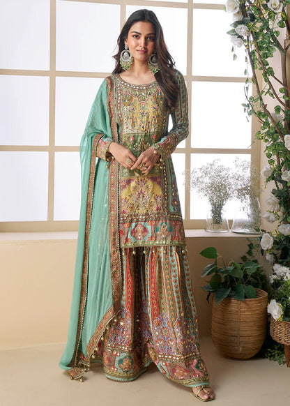 Unique Green MC SPK - Indian Dress House 786