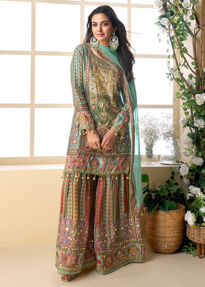 Unique Green MC SPK - Indian Dress House 786