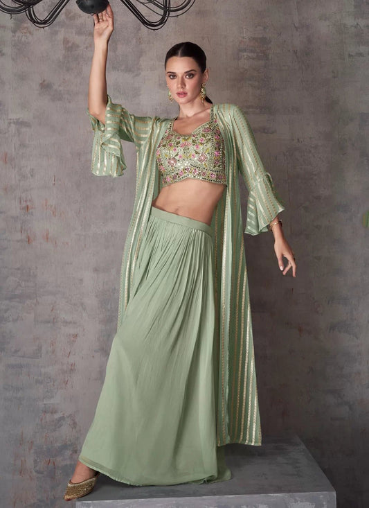 Unique Green SDK - Indian Dress House 786