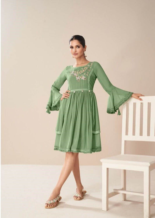 Unique Green VMT 2208 FVD - Indian Dress House 786