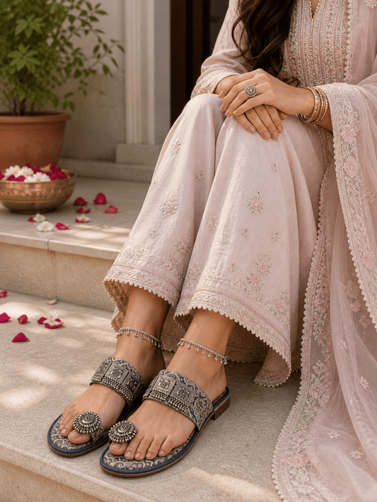 Unique Grey Printed CHP - Indian Dress House 786