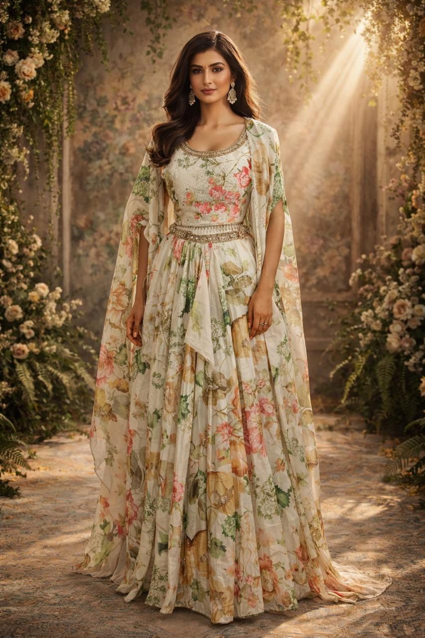 Unique Indo Western Set SHIV - Indian Dress House 786