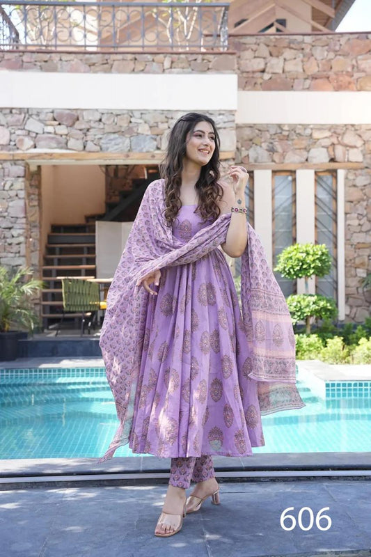 Unique Lavender LC 606 FVD - Indian Dress House 786