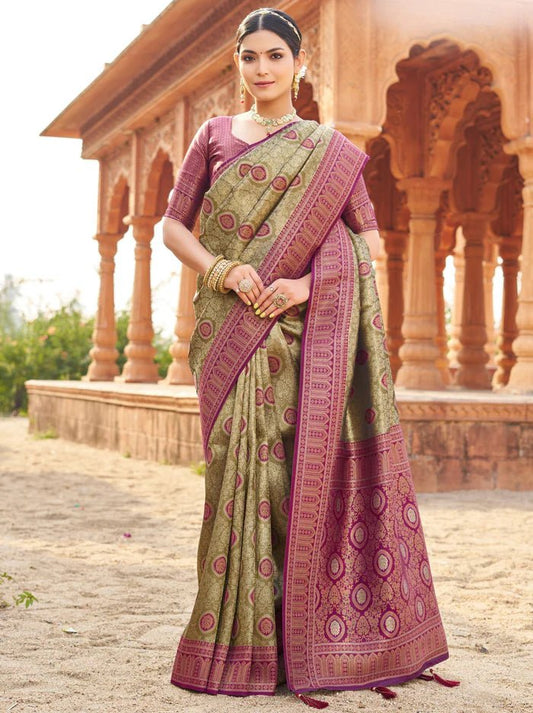 Unique Olive Green GBS - Indian Dress House 786