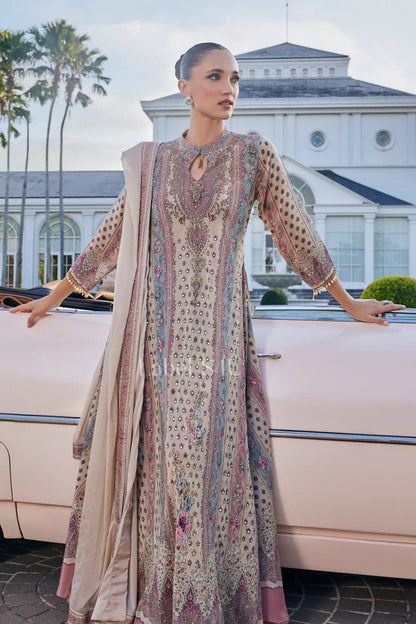 Unique Pastel Cream Pink SHIV - Indian Dress House 786