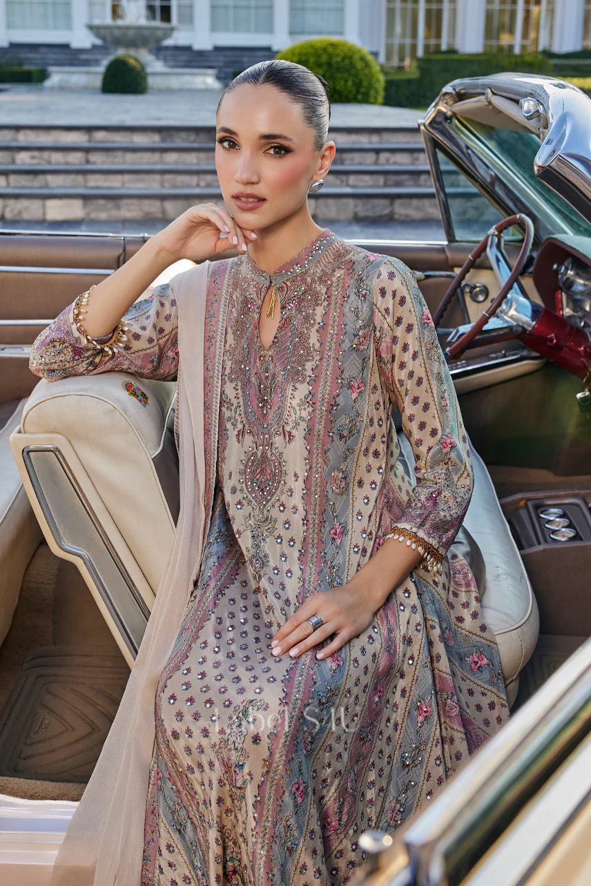 Unique Pastel Cream Pink SHIV - Indian Dress House 786