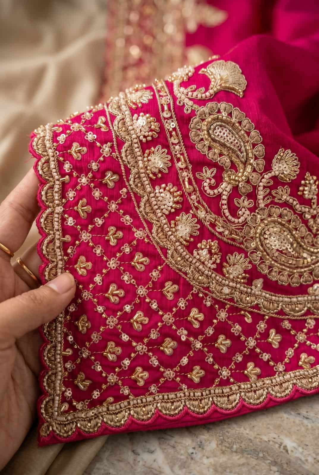 Unique Pink AURSH - Indian Dress House 786