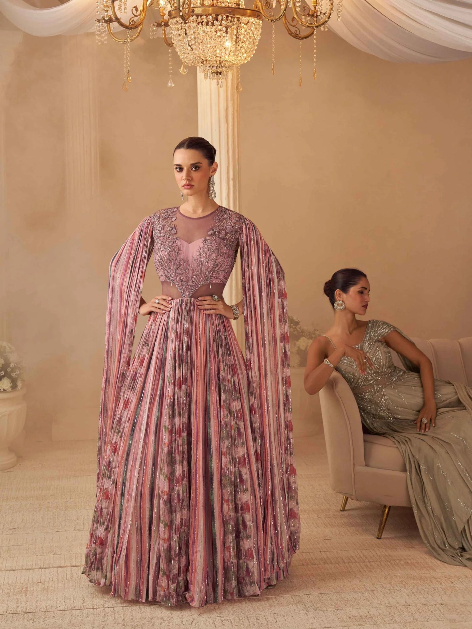 Unique Pink Floral SYAG - Indian Dress House 786