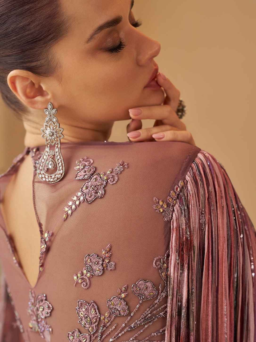 Unique Pink Floral SYAG - Indian Dress House 786