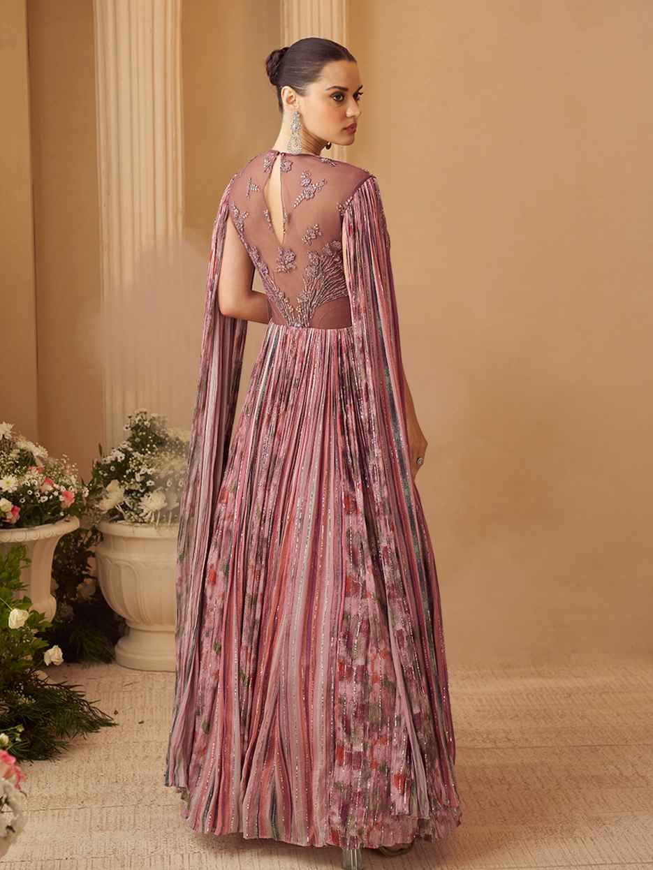 Unique Pink Floral SYAG - Indian Dress House 786