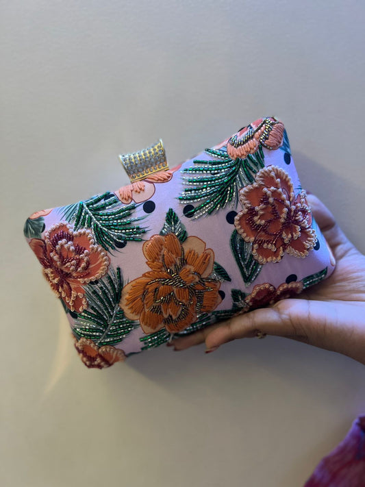 Unique Pink MC Floral CFB - Indian Dress House 786