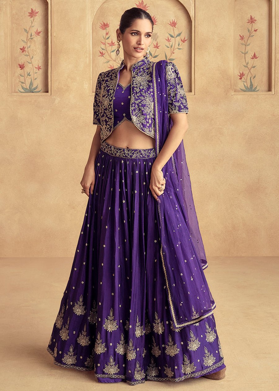 Unique Purple ASFL - Indian Dress House 786