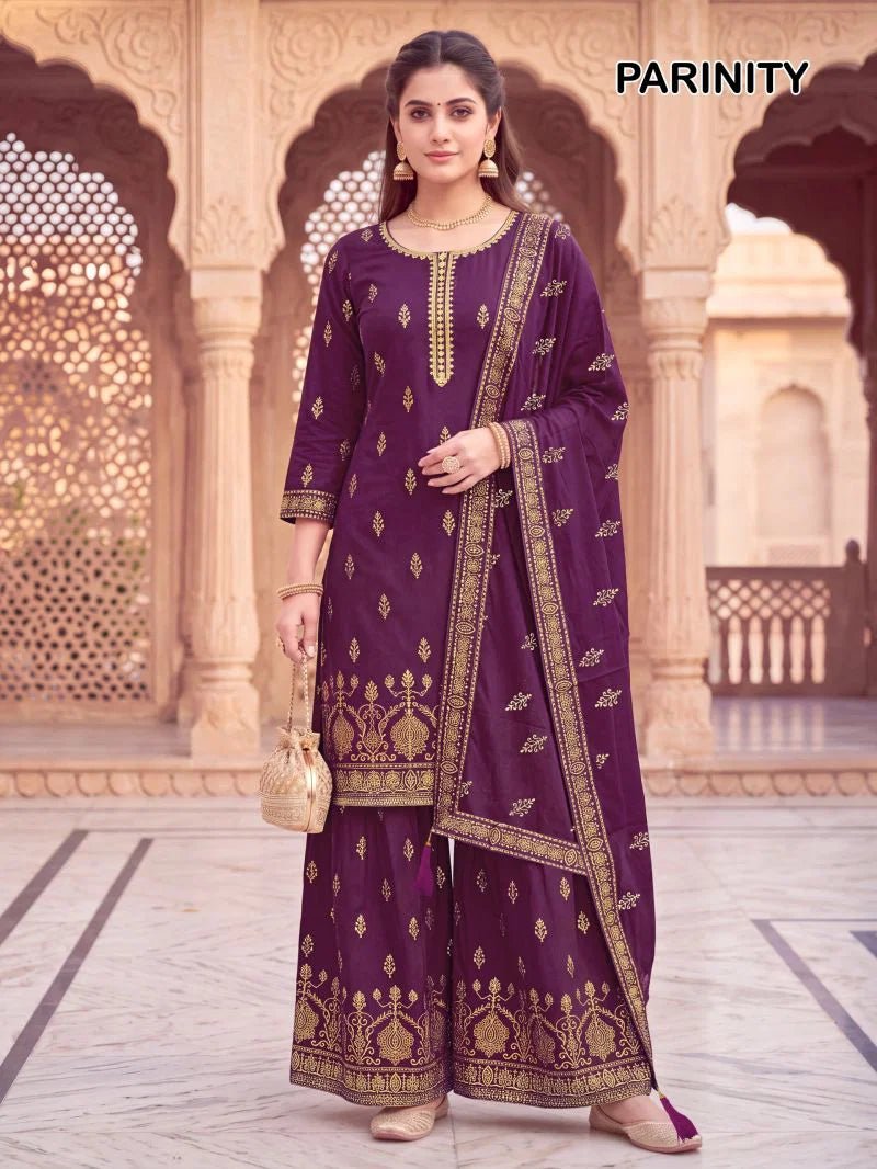 Unique Purple BPS FVD - Indian Dress House 786