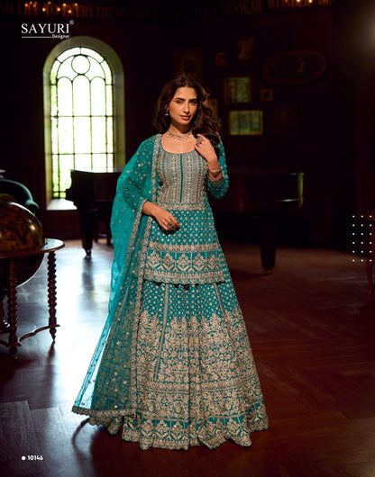 Uniuqe Turquoise SSL - Indian Dress House 786