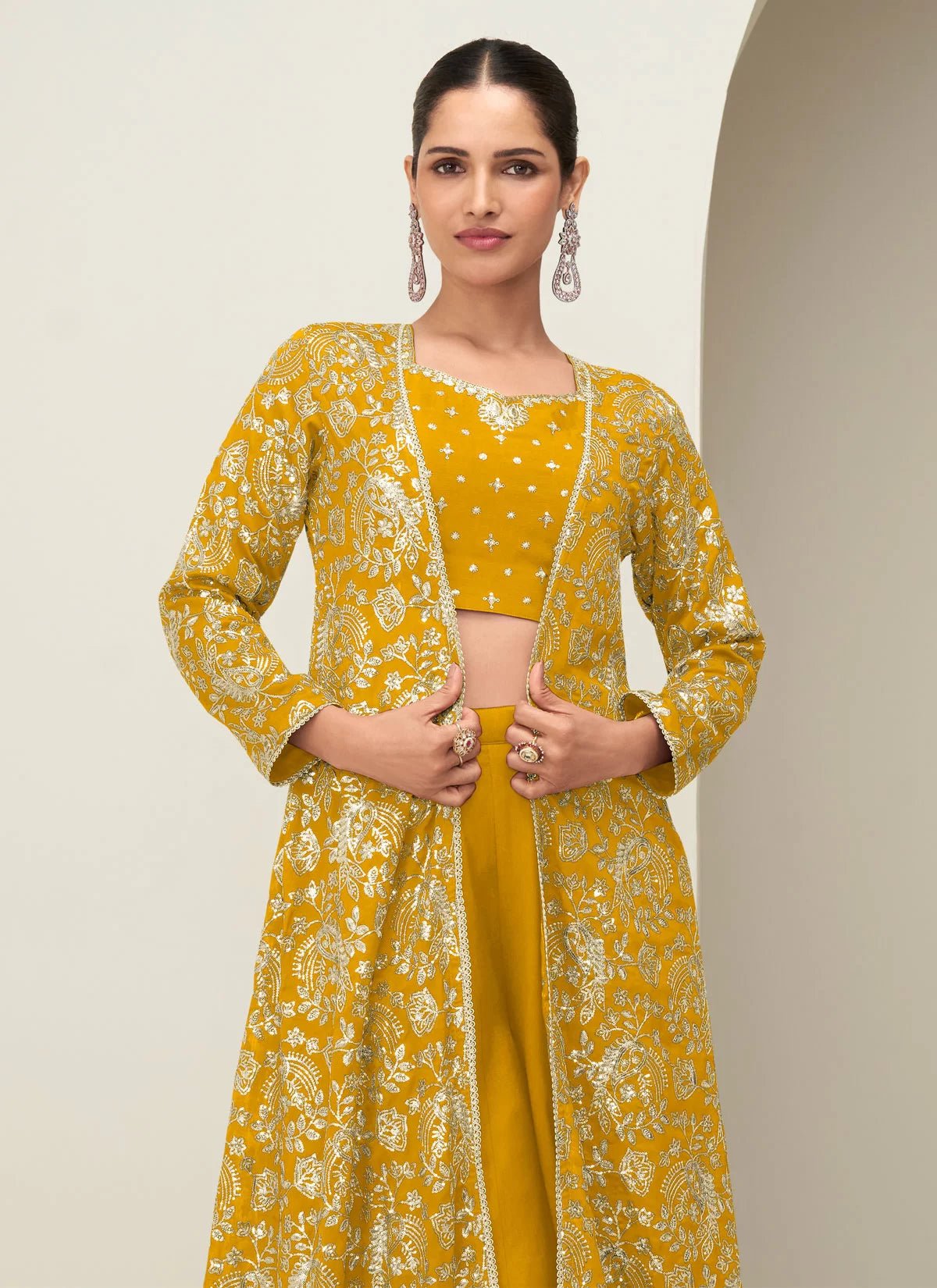 Yellow & Gold ASG - Indian Dress House 786