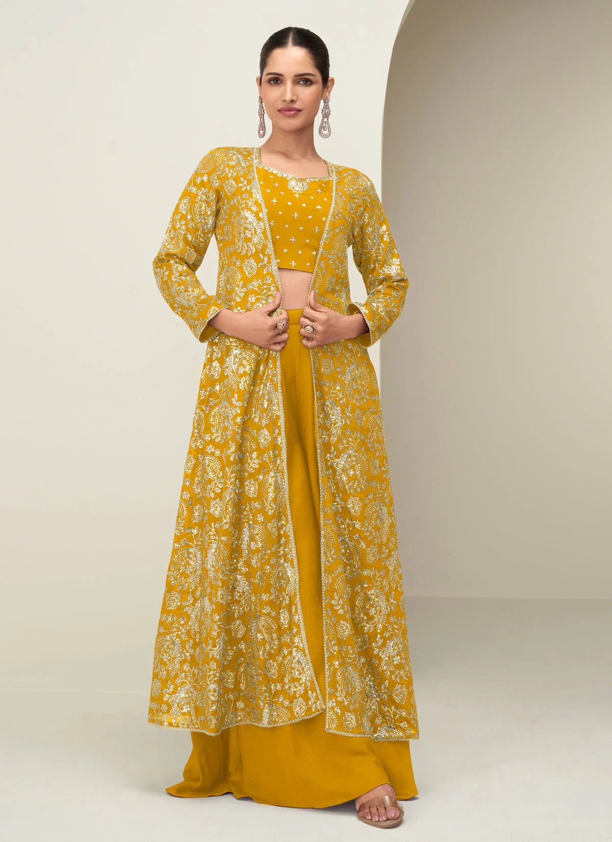 Yellow & Gold ASG - Indian Dress House 786