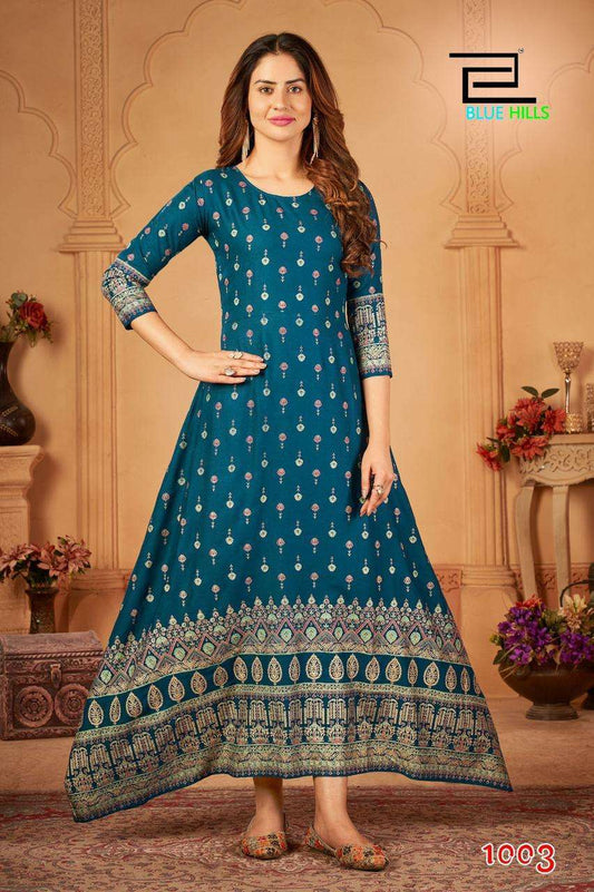 Blue BHW 1003 FVD - Indian Dress House 786