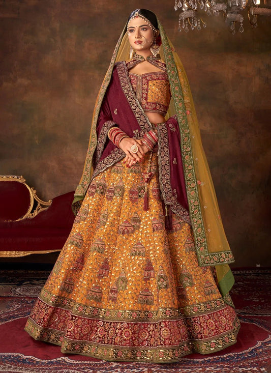 Breath Taking Yellow PAL - Indian Dress House 786
