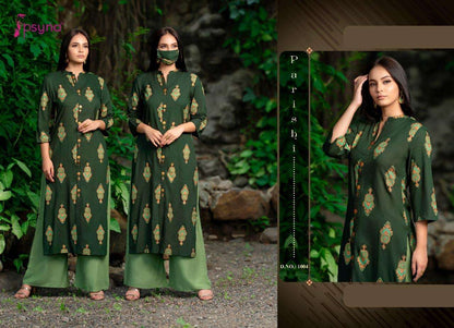 Dark Green PPP 1004 FVD - Indian Dress House 786