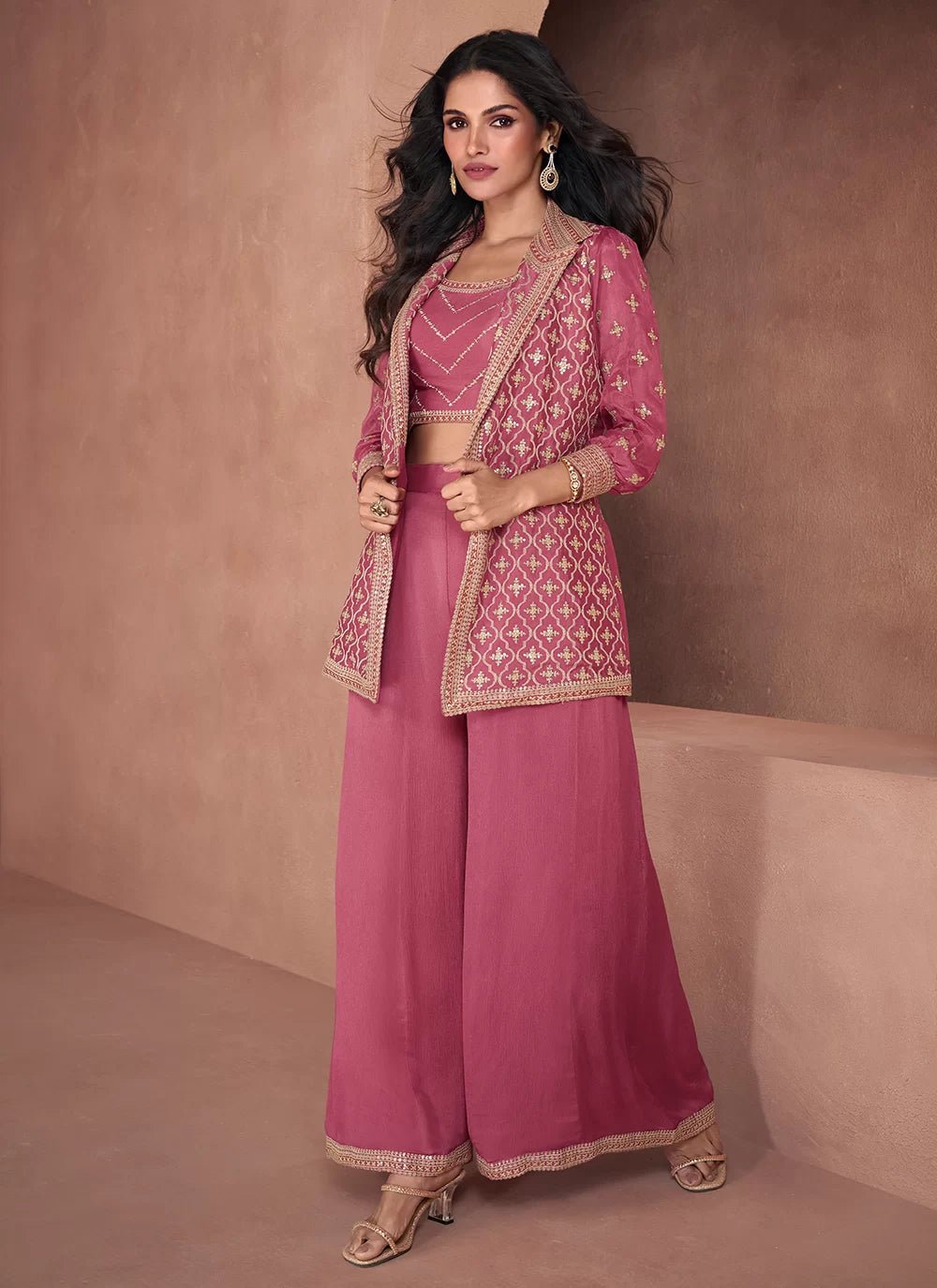 Elegant Chic Guava SLW - Indian Dress House 786