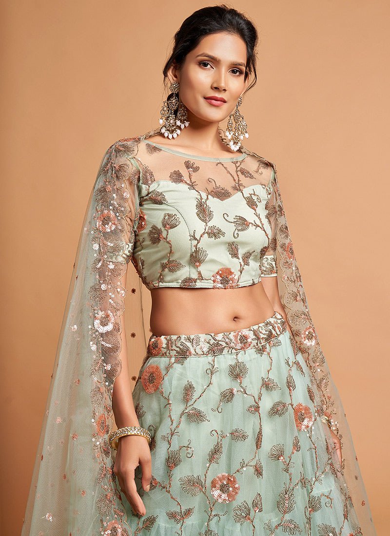 Elegant Floral LB ZNRL - Indian Dress House 786
