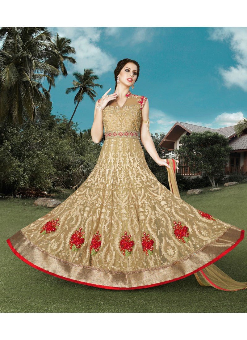 Swa Gold Model Elegant Gold SWA - Indian Dress House 786