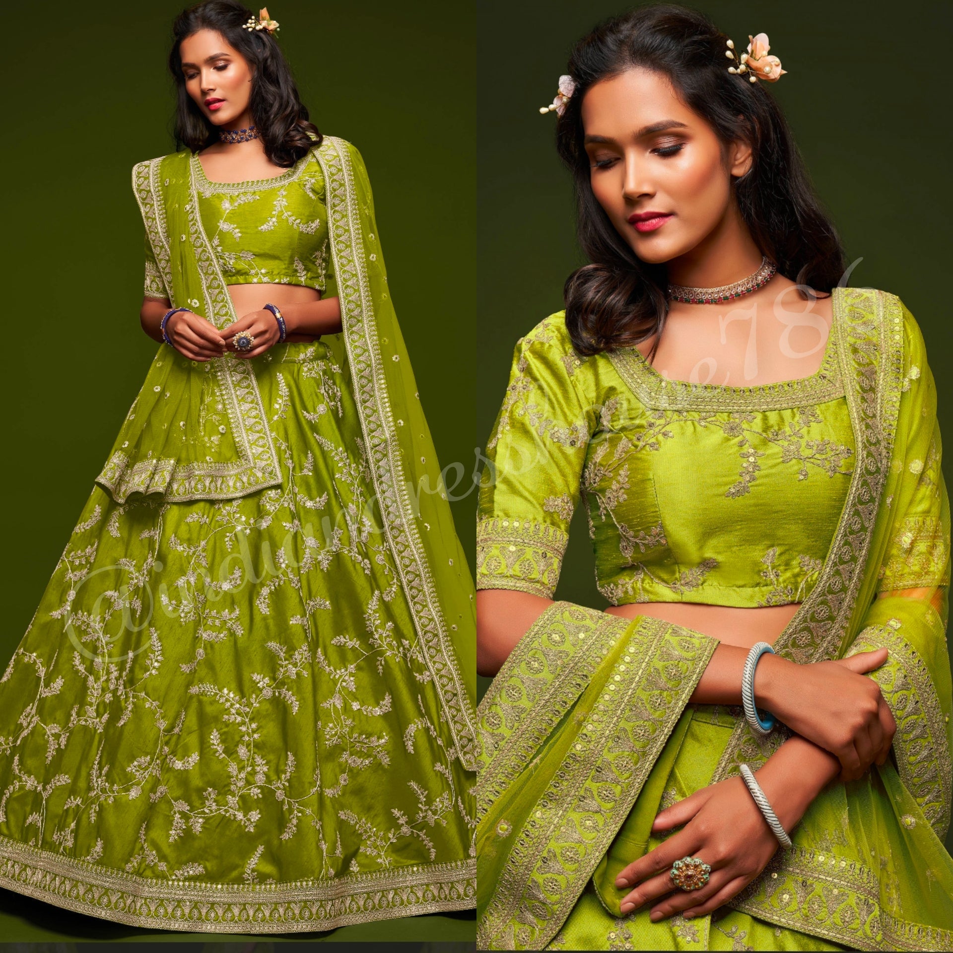 Elegant NG Floral ADL - Indian Dress House 786