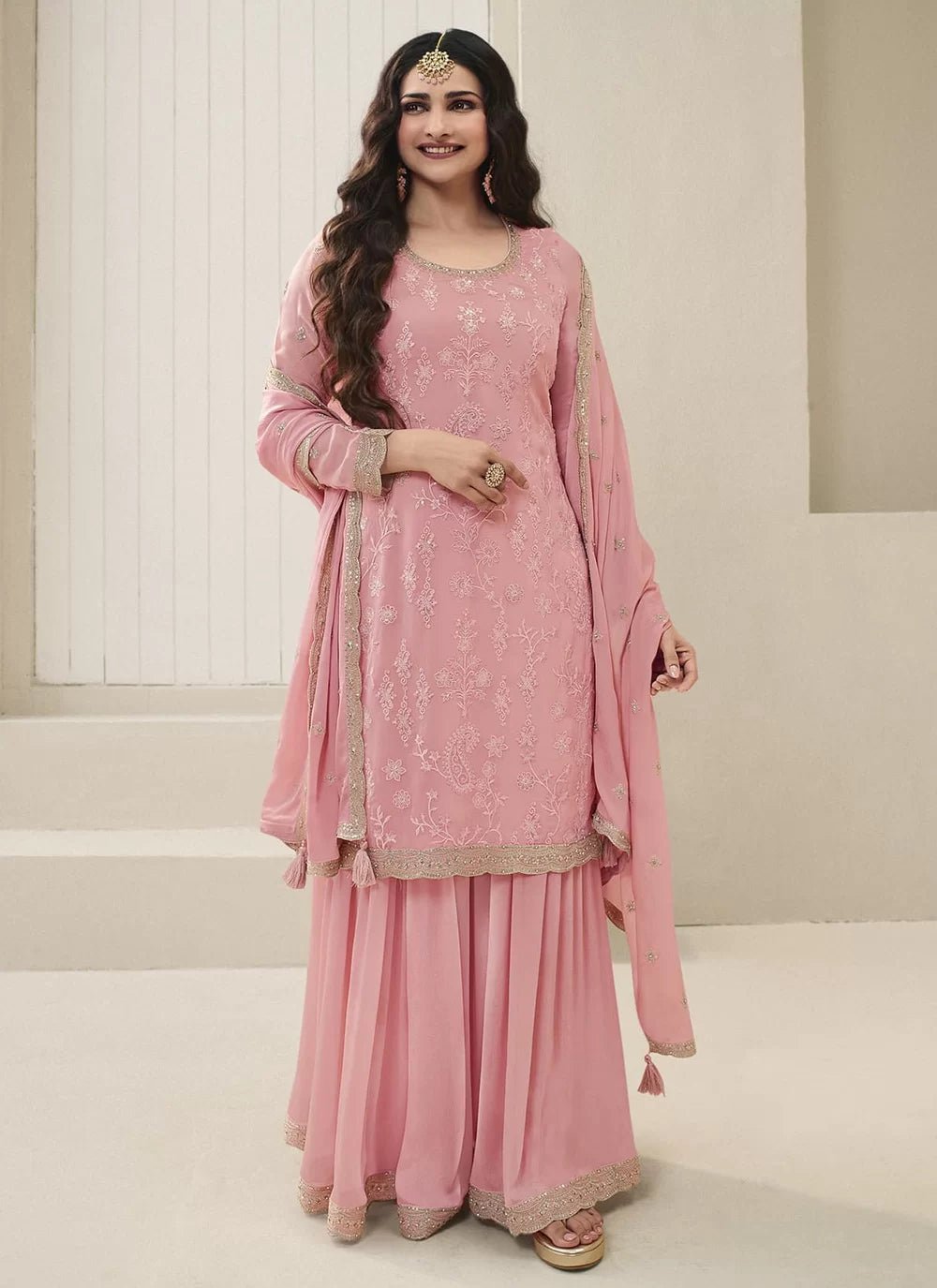 Elegant Pink VFKG - Indian Dress House 786