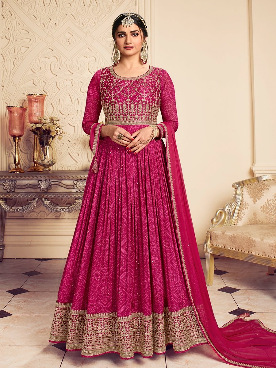 Elegant Pink VKG - Indian Dress House 786
