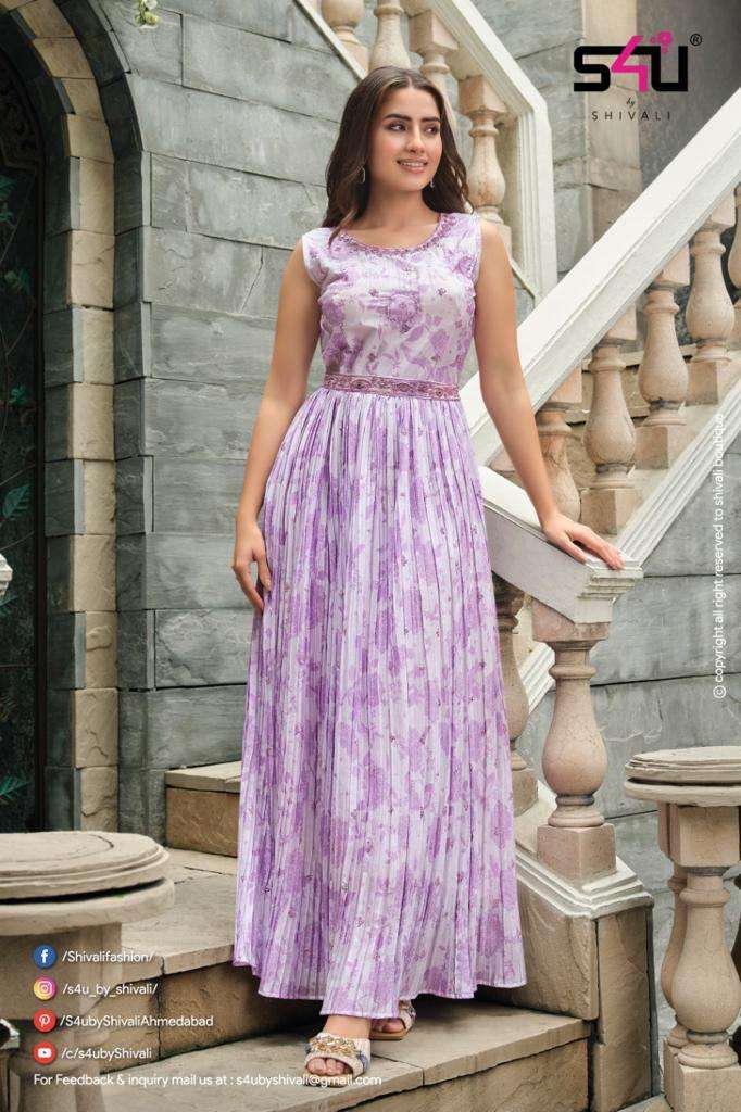 Elegant Purple Dyed SRG 01 FVD - Indian Dress House 786